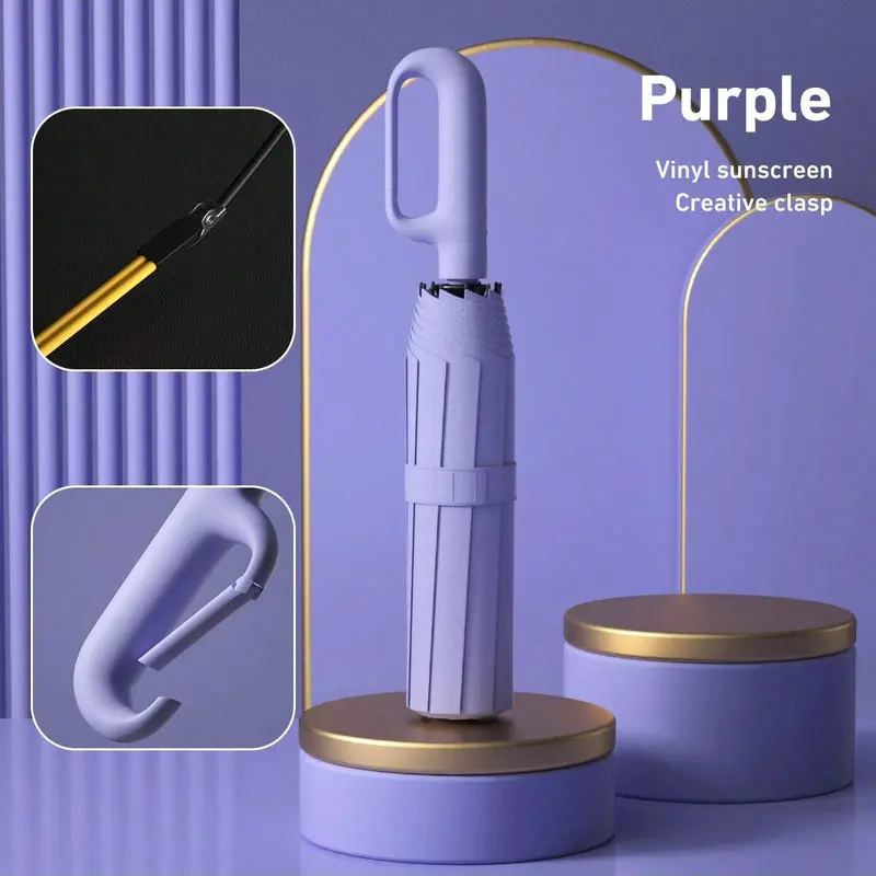 ☔Portable Automatic Folding Umbrella-Windproof Waterproof with Loop Buckle - Image 10