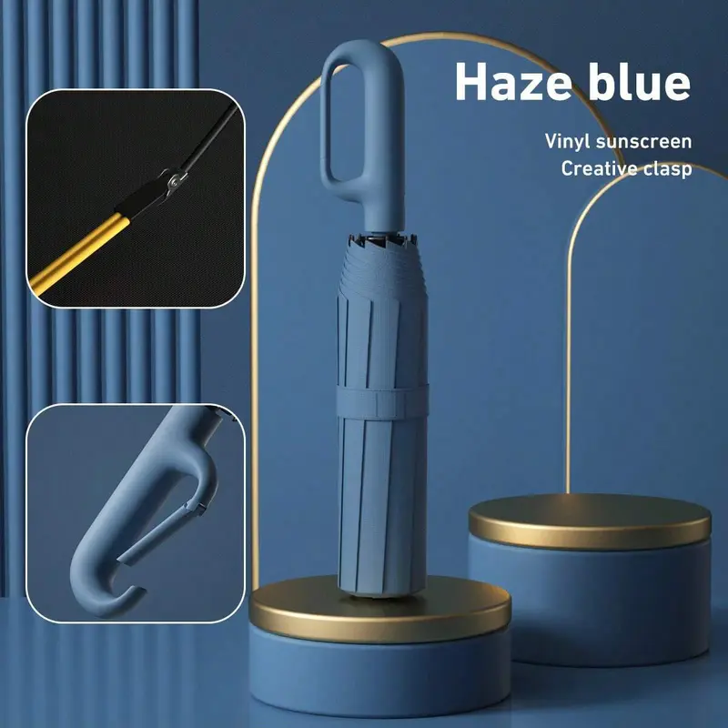 ☔Portable Automatic Folding Umbrella-Windproof Waterproof with Loop Buckle - Image 11