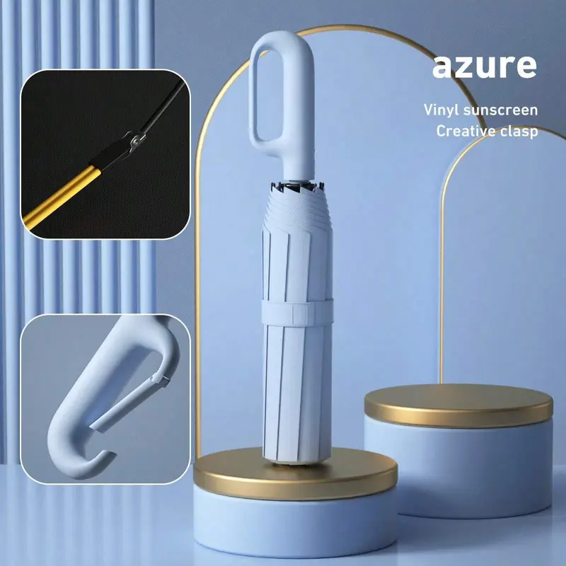 ☔Portable Automatic Folding Umbrella-Windproof Waterproof with Loop Buckle - Image 8
