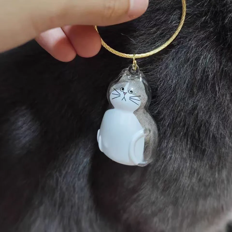 Cat and Dog Hair Keepsake Capsule Pendant Keychain - Image 14