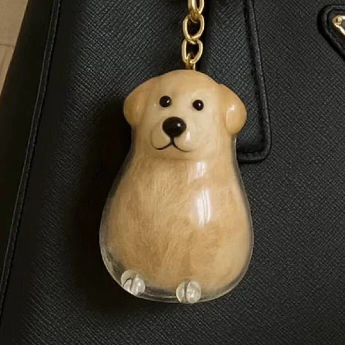 Cat and Dog Hair Keepsake Capsule Pendant Keychain - Image 16