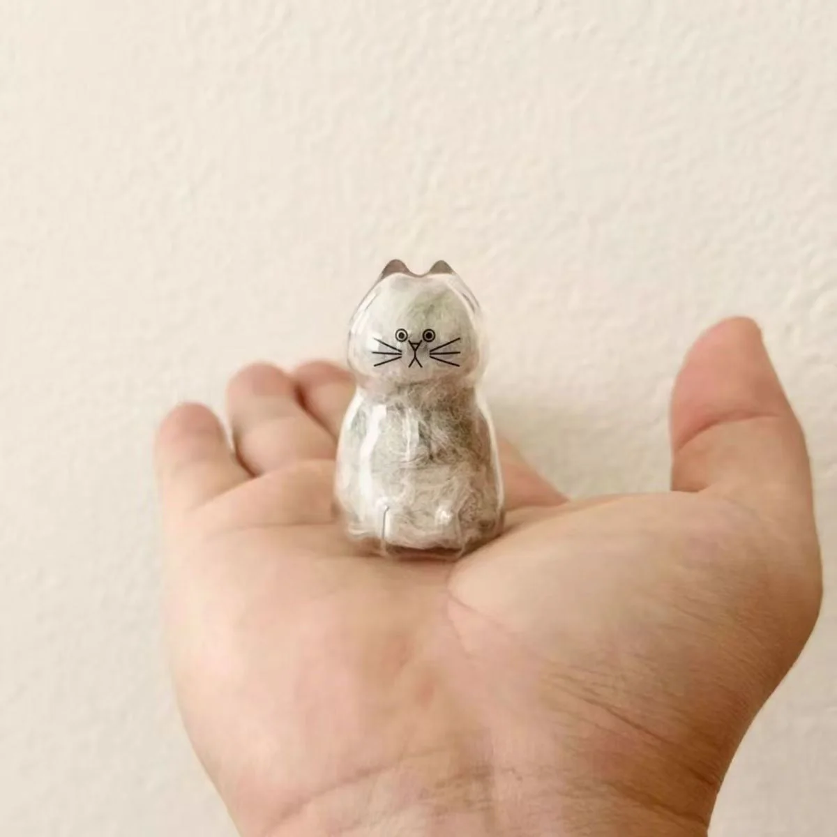 Cat and Dog Hair Keepsake Capsule Pendant Keychain - Image 8
