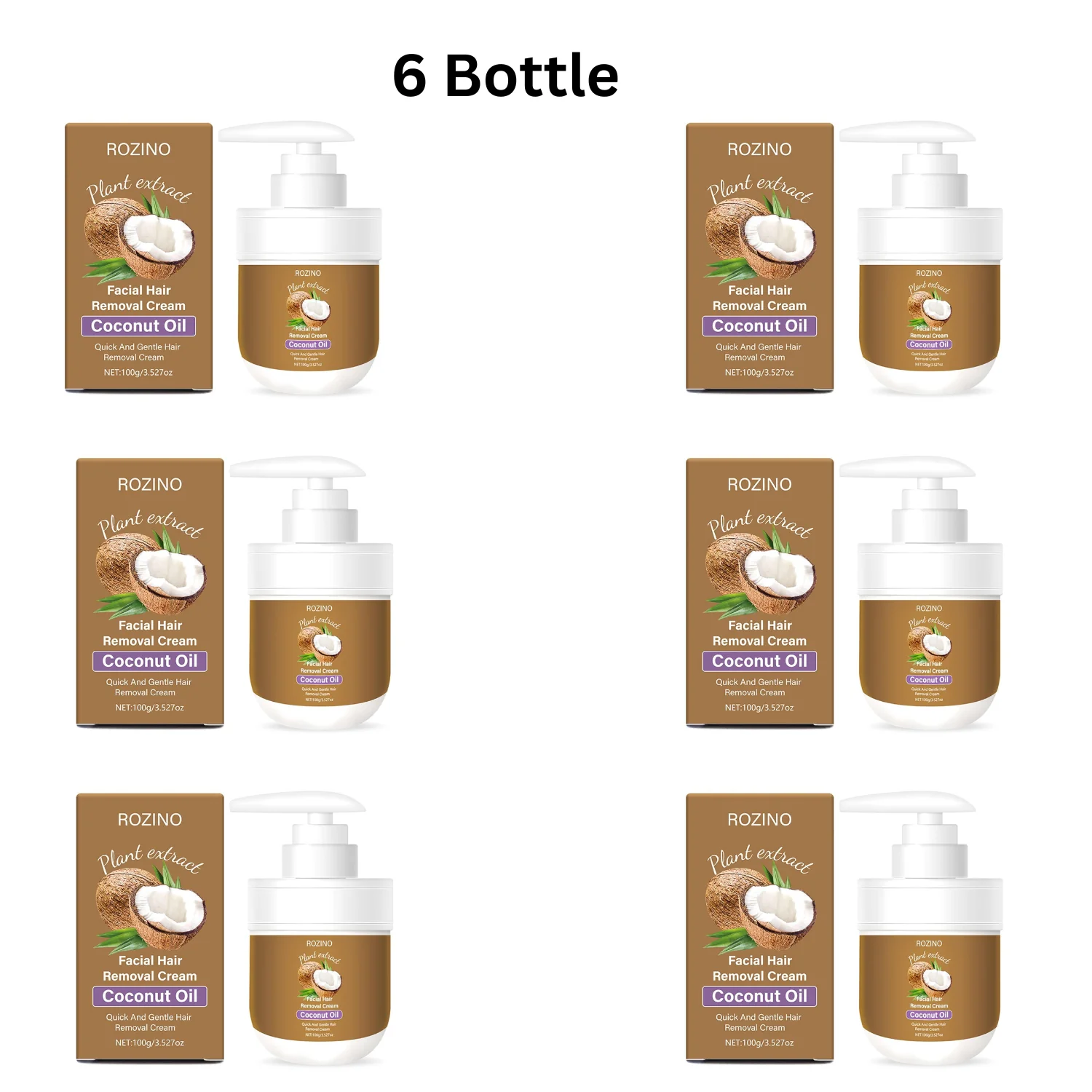 🥥 Coconut Hair Removal Cream – Smooth, Painless & Hydrating - Image 16