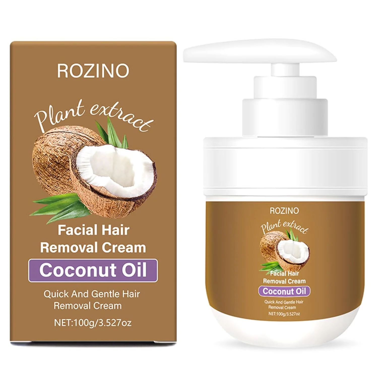 🥥 Coconut Hair Removal Cream – Smooth, Painless & Hydrating - Image 3
