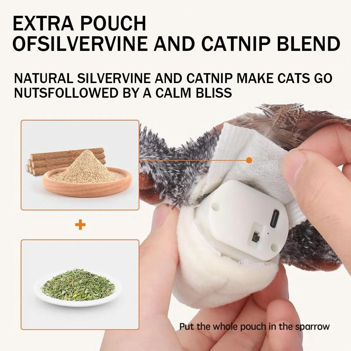 FlutterFun™ Pet Chirping Bird - Image 3