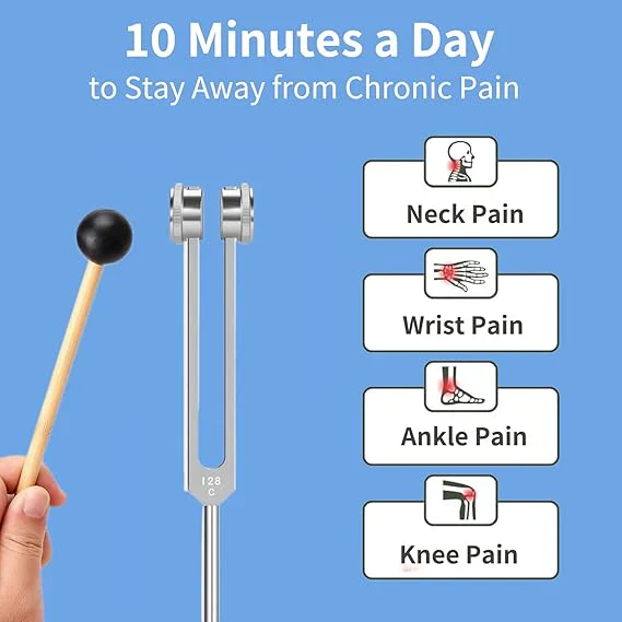 128 Hz Therapy Tuning Fork – Healing Instrument for Body & Mind - Image 7
