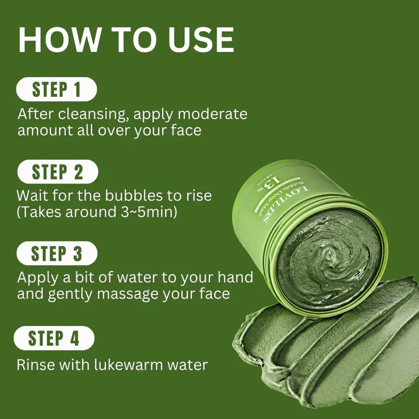 Holy Basil Bubble Deep Mask - Image 6
