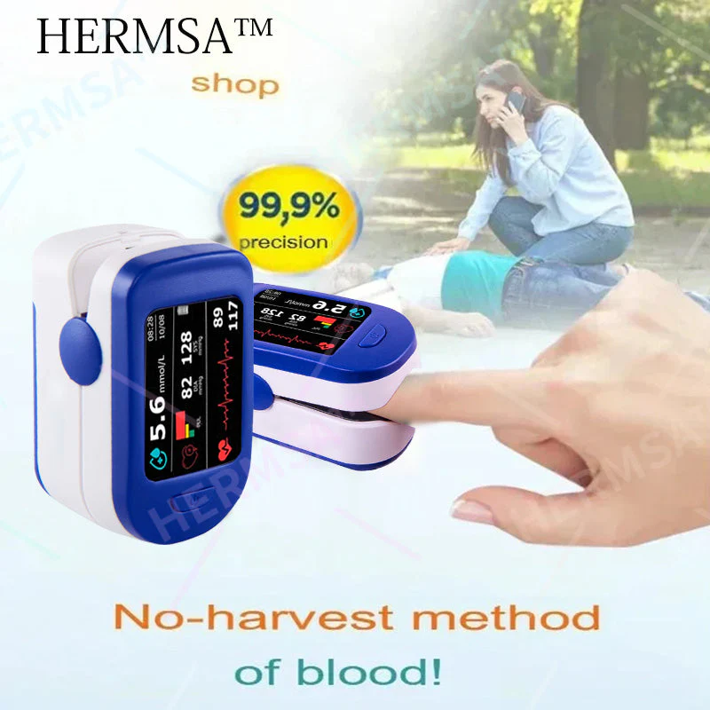 HERMSA™ High-Precision Multi-Purpose Non-Invasive Medical Device(For Blood Glucose, Blood Oxygen, and Blood Pressure Monitoring)[99.9% Accuracy] - Image 5