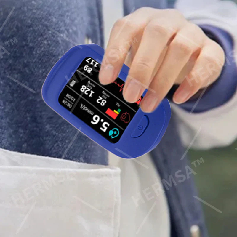 HERMSA™ High-Precision Multi-Purpose Non-Invasive Medical Device(For Blood Glucose, Blood Oxygen, and Blood Pressure Monitoring)[99.9% Accuracy] - Image 7