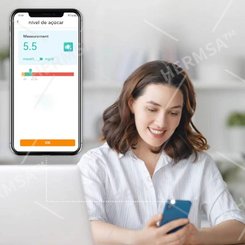 HERMSA™ High-Precision Multi-Purpose Non-Invasive Medical Device(For Blood Glucose, Blood Oxygen, and Blood Pressure Monitoring)[99.9% Accuracy] - Image 9