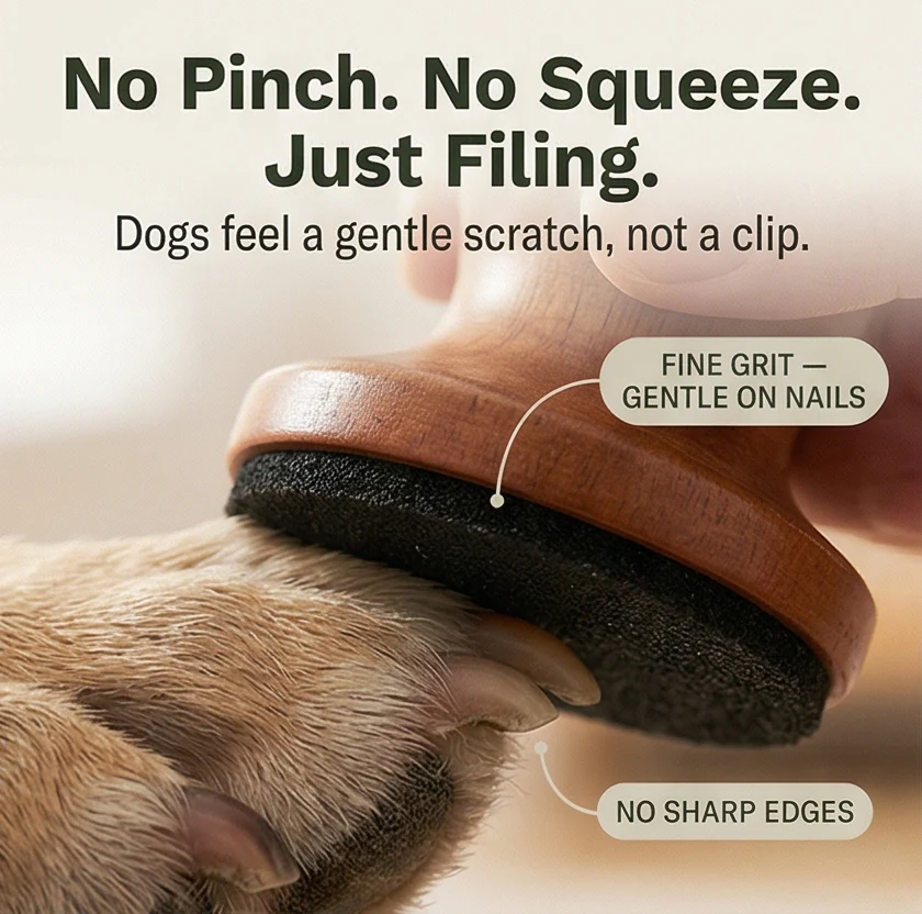 PawFile™ | Silent Wooden Dog Nail File - Image 6