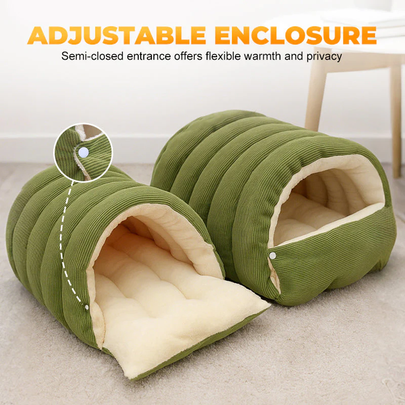 PetCalm™ – Plush Pet Cave Bed - Image 7
