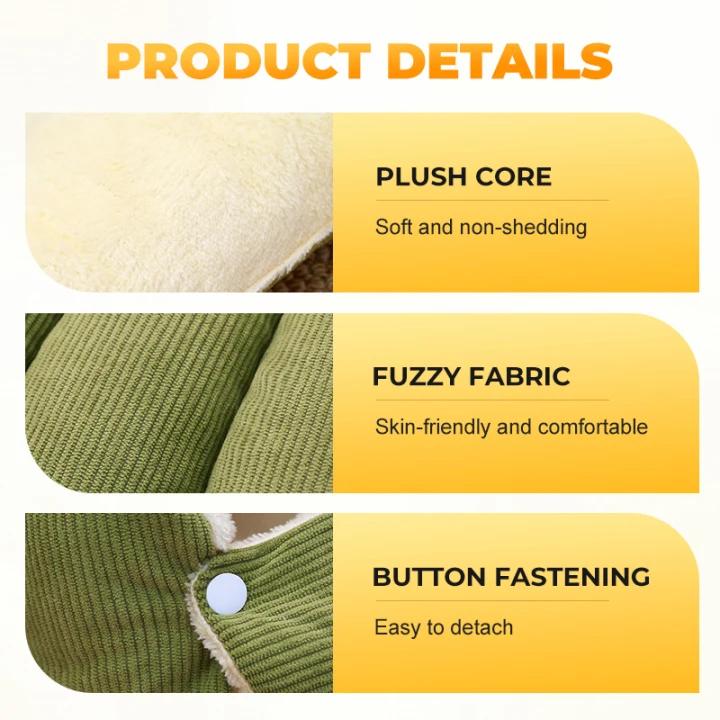PetCalm™ – Plush Pet Cave Bed - Image 9
