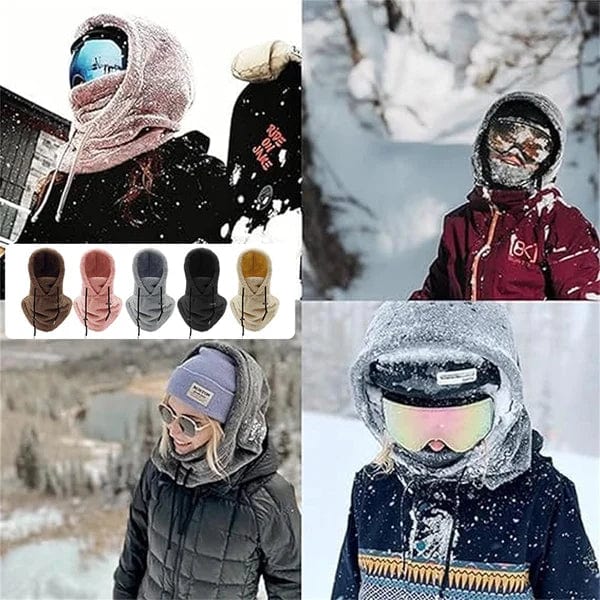 (Winter Sale 50% Off) Sherpa Hood Ski Mask - Image 2