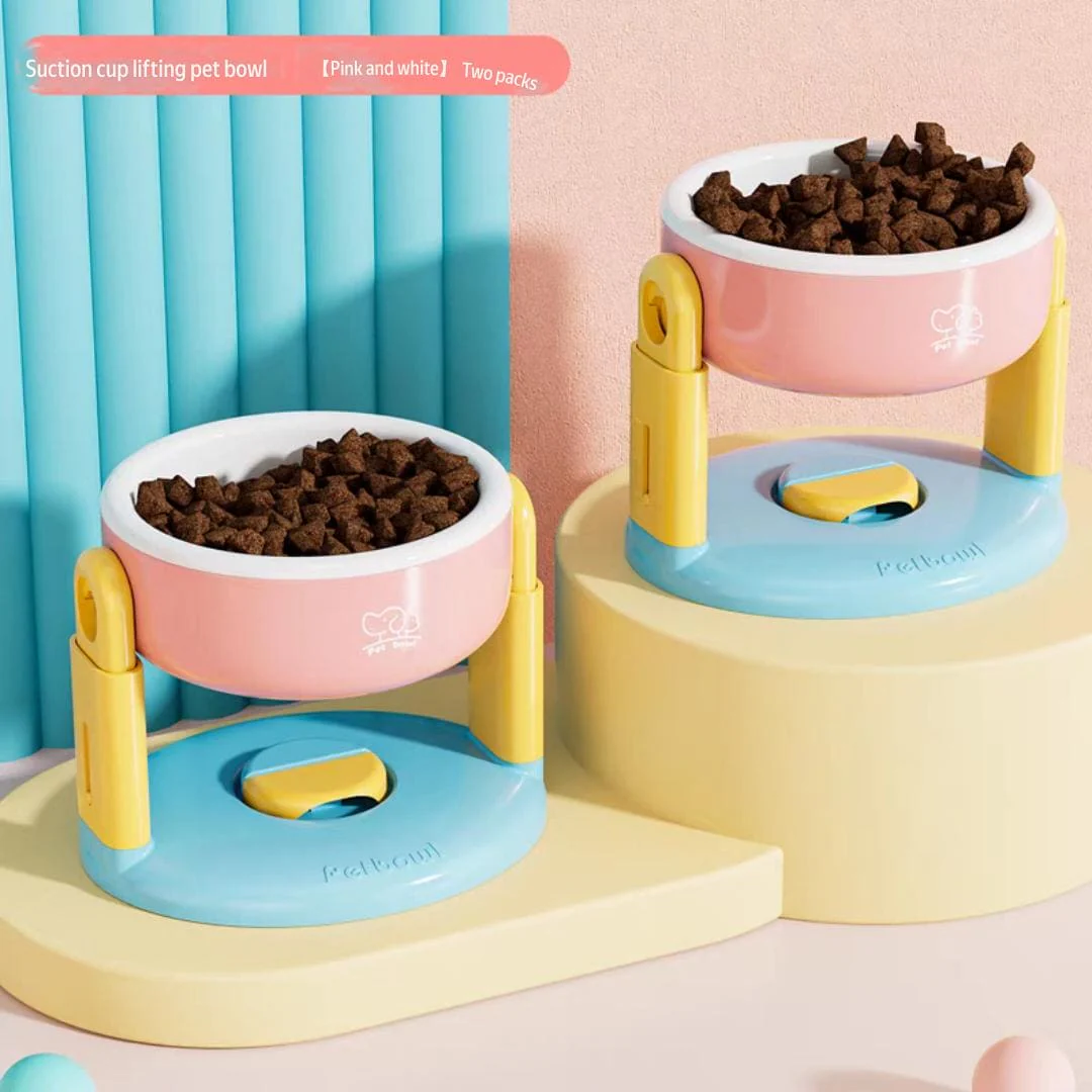 Suction lifting Adjustable Pet Bowl Cup Success - Image 5