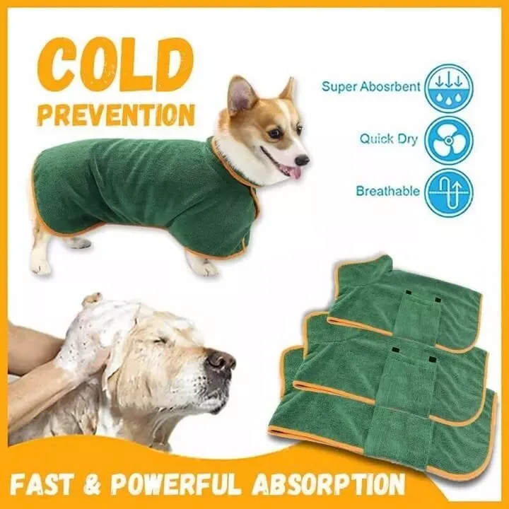 Super absorbent pet bathrobe - Image 2