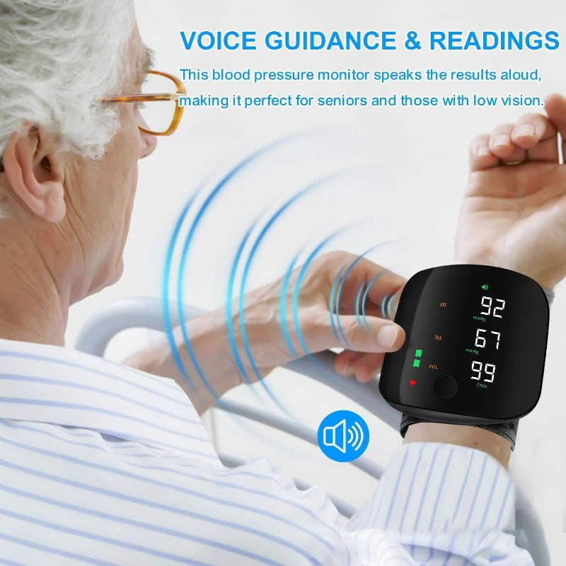 USB-C Rechargeable Wrist Blood Pressure Monitor - Image 4